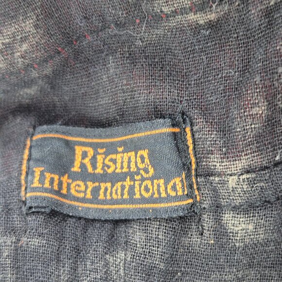 Rising International Patchwork Distressed Tye Die Multi Color Large Hobo Bag - Picture 9 of 16